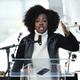 Viola Davis speaks onstage at 2018 Women’s March Los Angeles at Pershing Square on Jan. 20, 2018. (Amanda Edwards/Getty Images for the Women’s March Los Angeles)